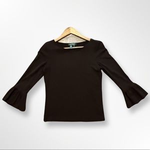 Lauren Ralph Lauren Bell Sleeve Top